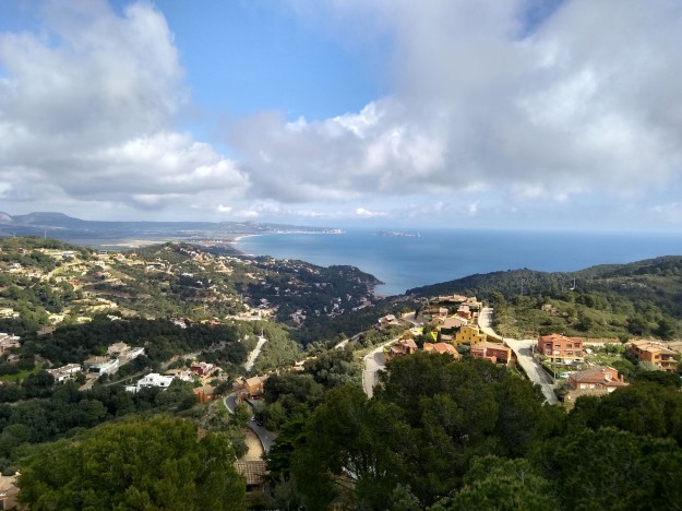 Begur - coastline view